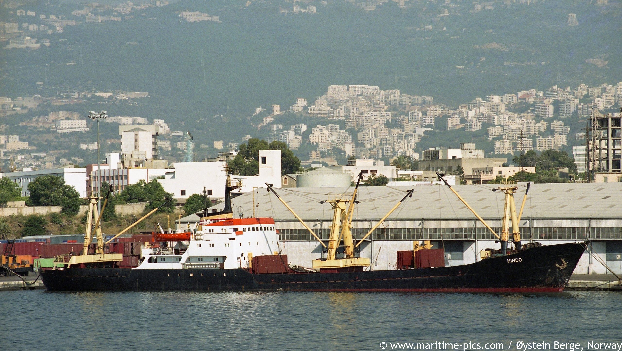 FROM THE ARCHIVE “HINDO” MOORED IN BEIRUT / LEBANON, 19 JUNE 2001